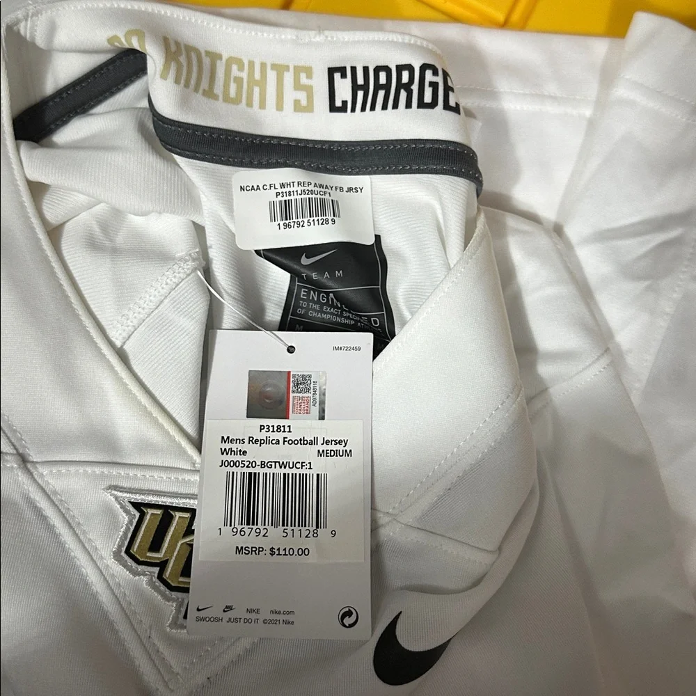 Men's UCF Knights Untouchable Football Jersey MSRP $130 NWT‎ Size M